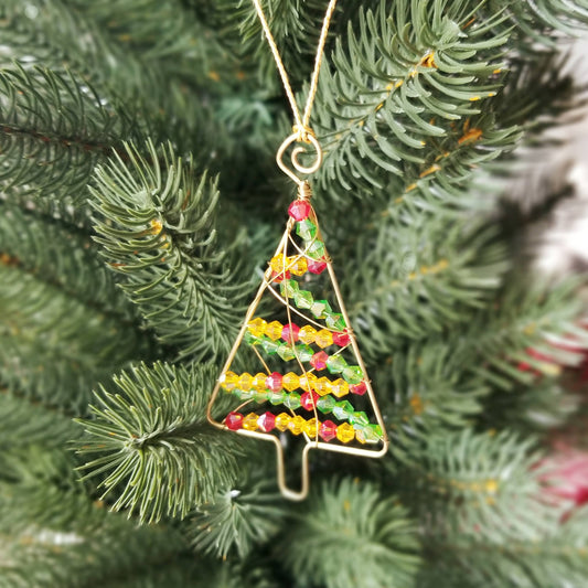 Beaded Tree Ornament