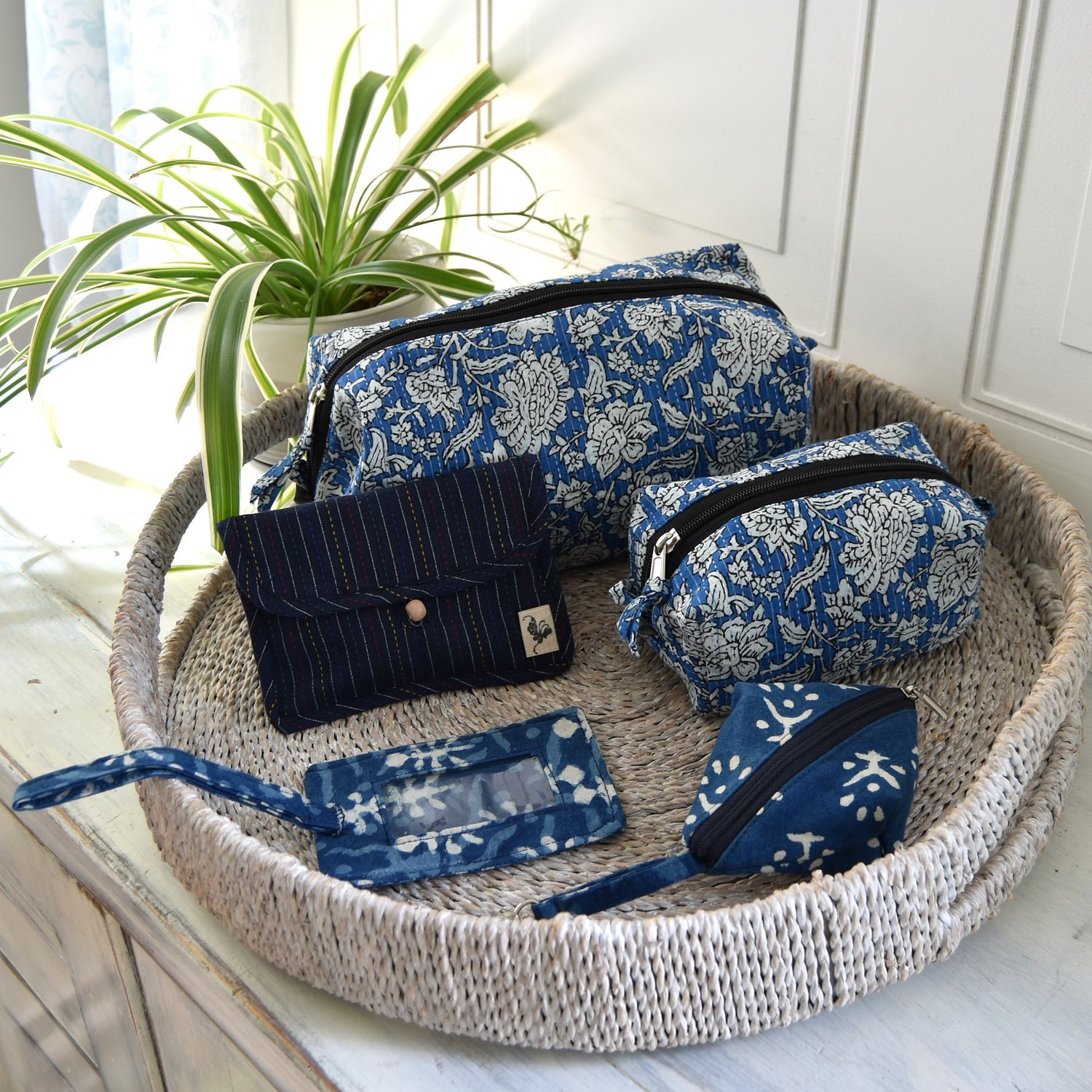 Blue Travel Set